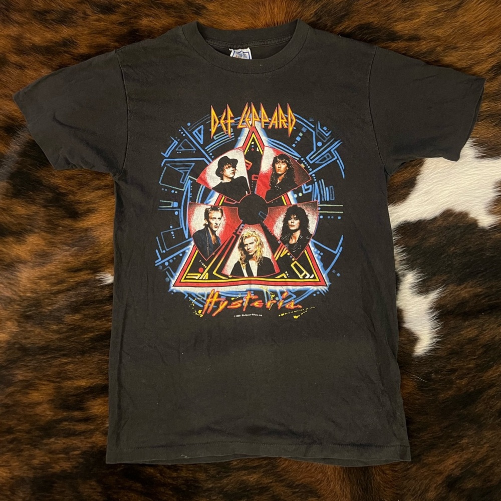 Vintage Def Leppard Hysteria 1988 Tour Size Large see measurements